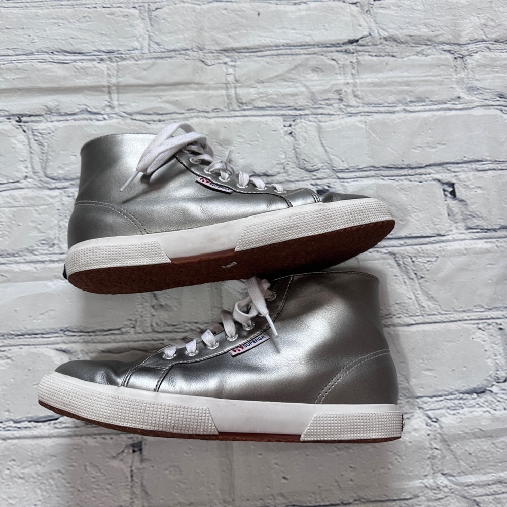 Superga 2095 w/ Abercrombie & Fitch Metallic High Top Sneakers